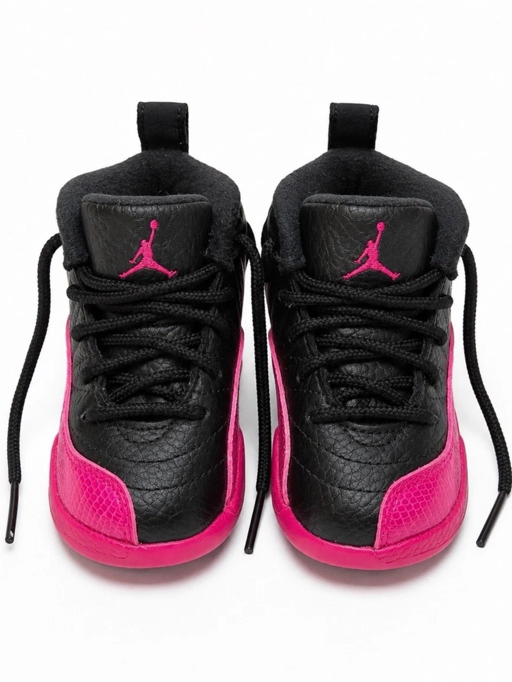 Jordan 12 Retro In Deadly Pink Shoes 
Size: 8 (Toddler)